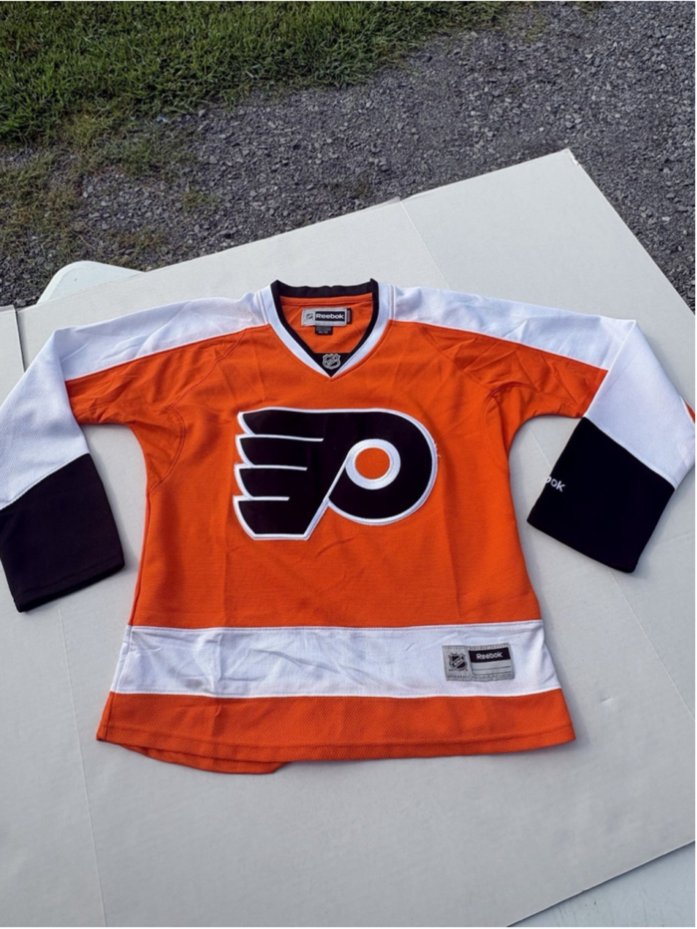 Philadelphia Flyers Reebok Women’s Medium NHL Hockey Jersey Orange